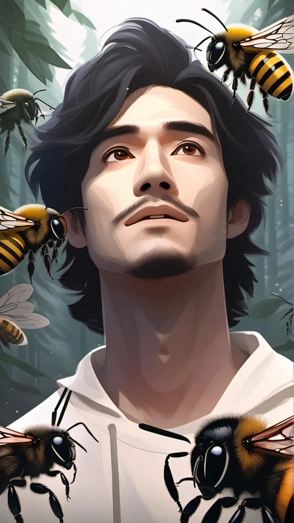 ai character: Hornet King  background