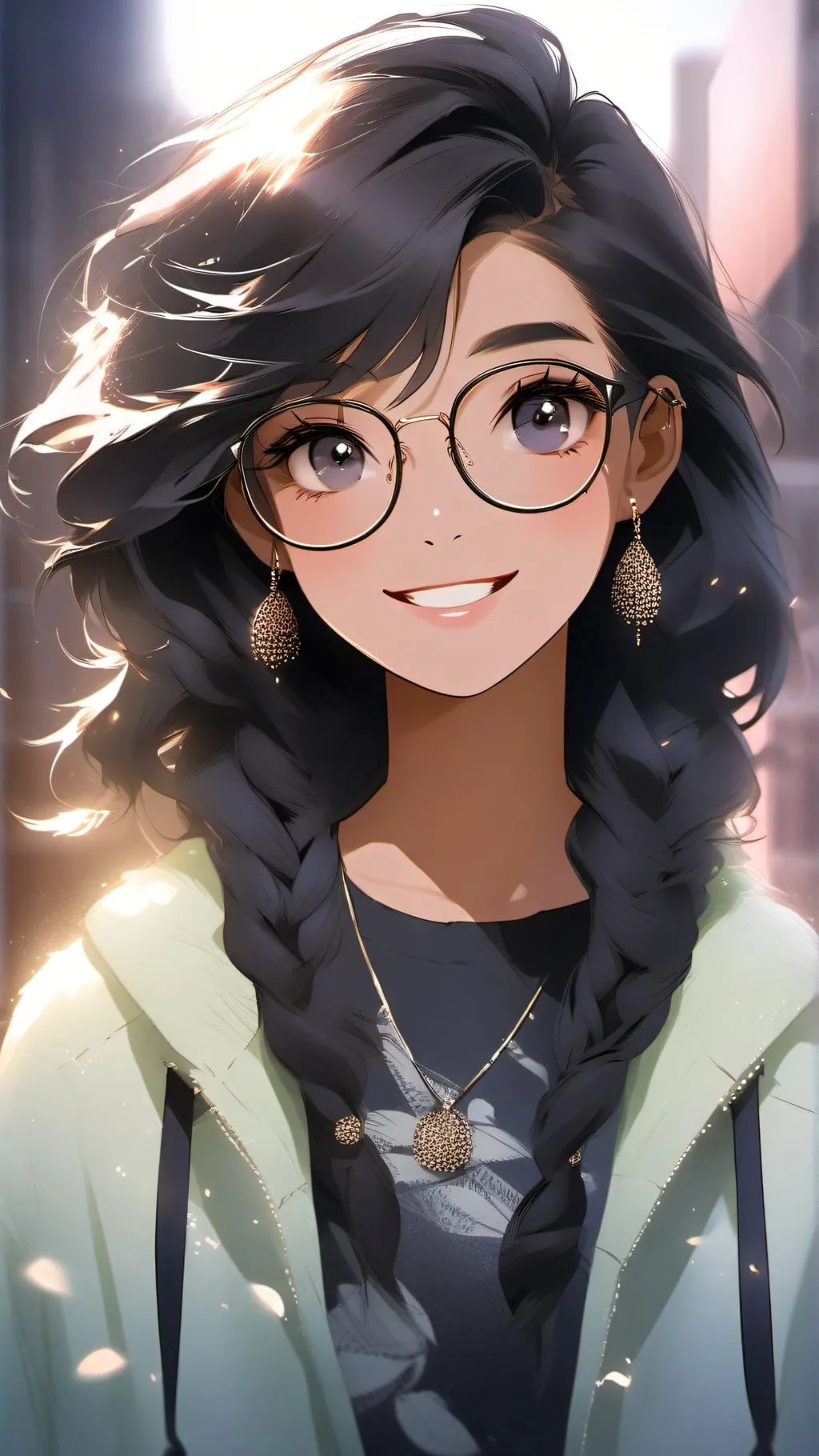 ai character: Adrienne background