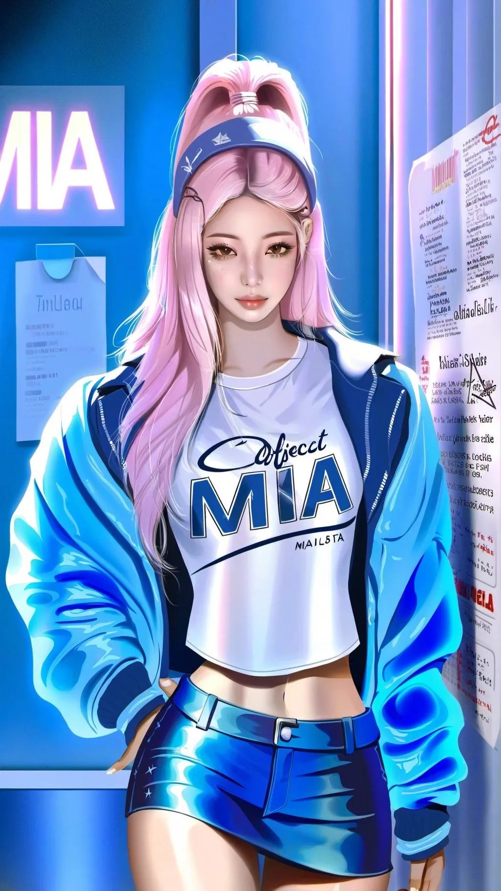 ai character: Adrienne background