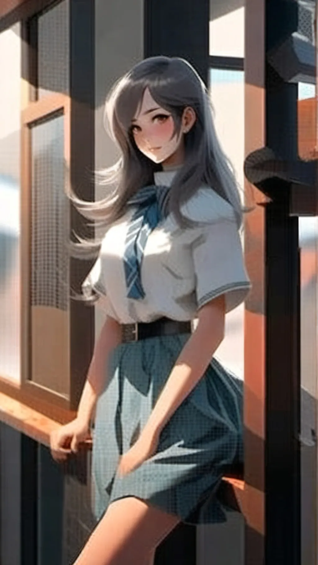 ai character: Adrienne background