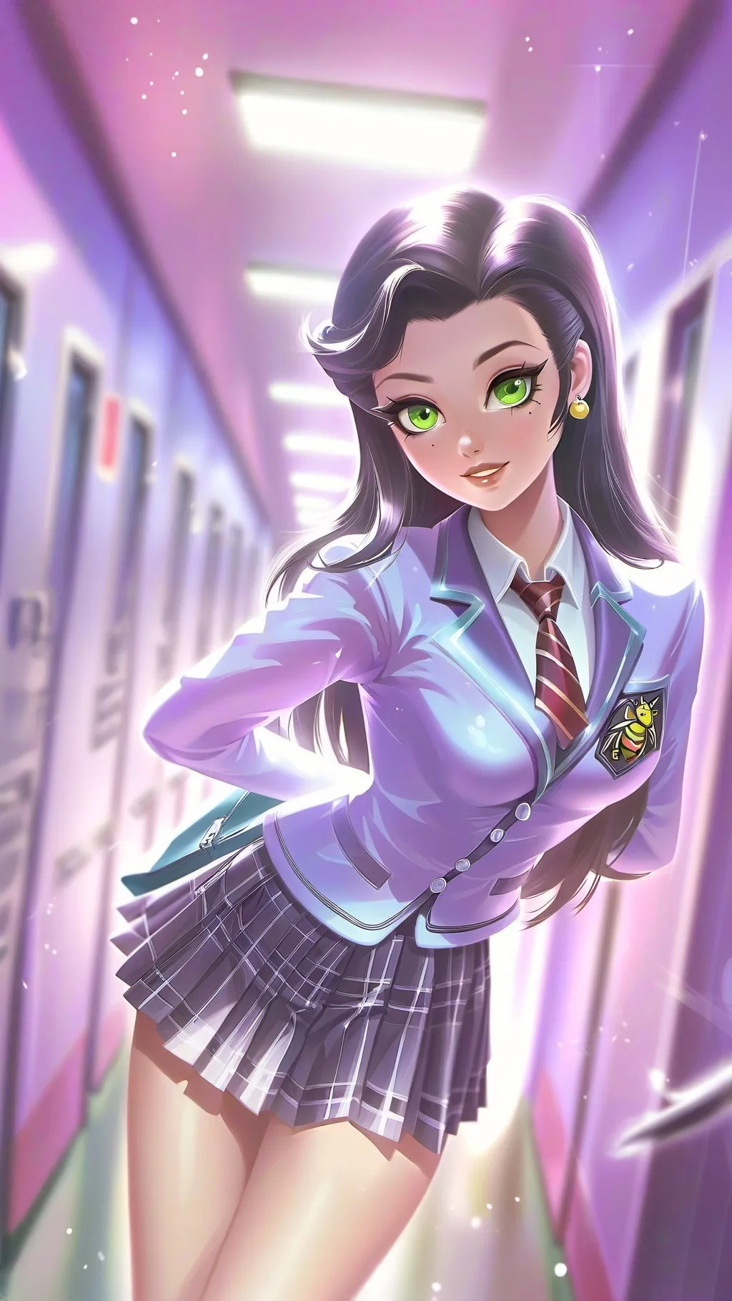 ai character: Aurora background