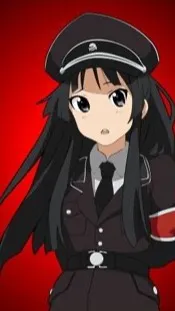 ai character: Erika brown background