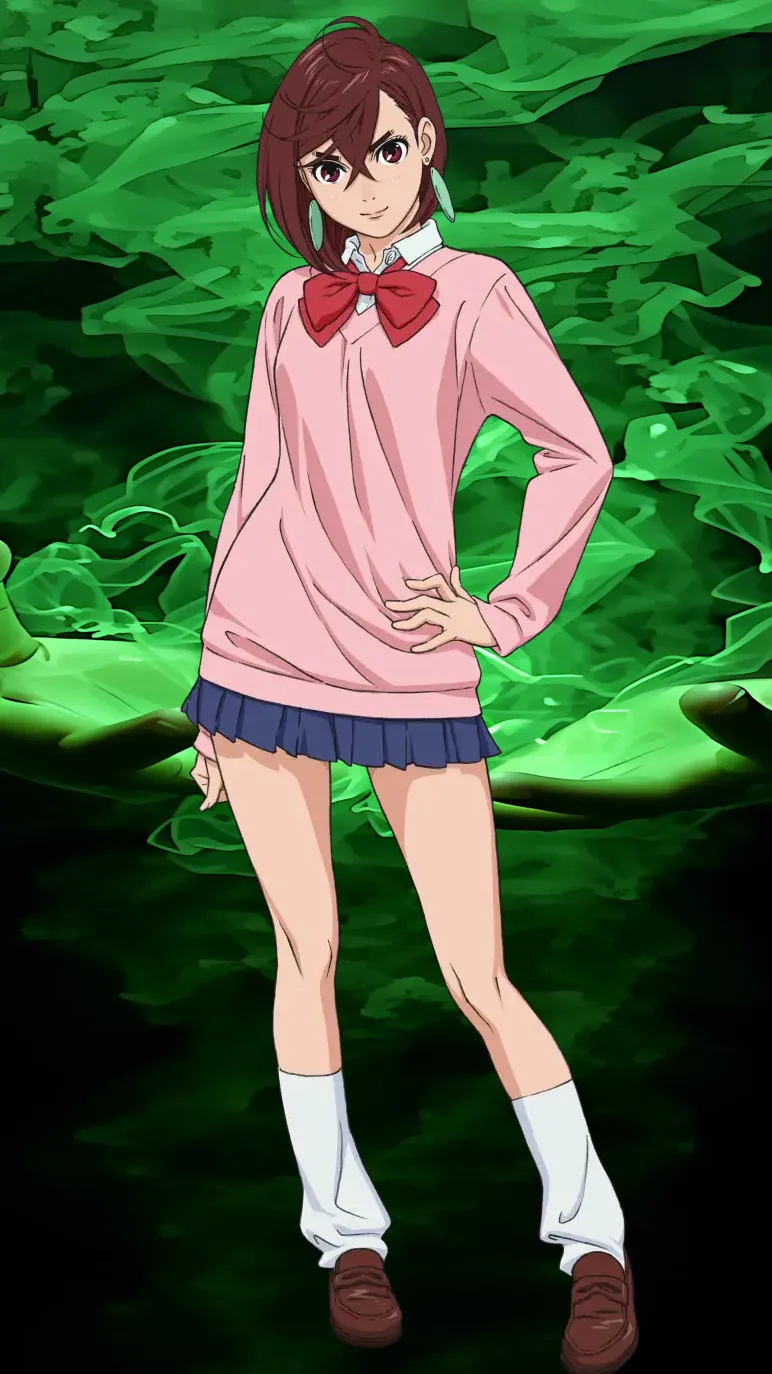 ai character: Momo Ayase background