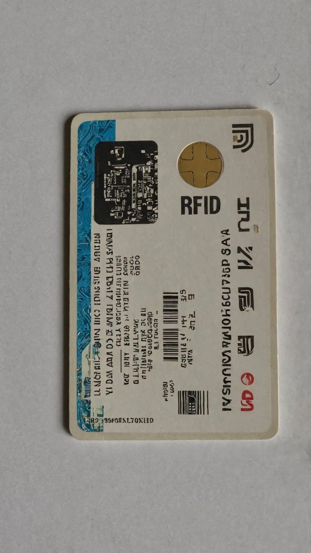 ai character: Modified Chip RFID background