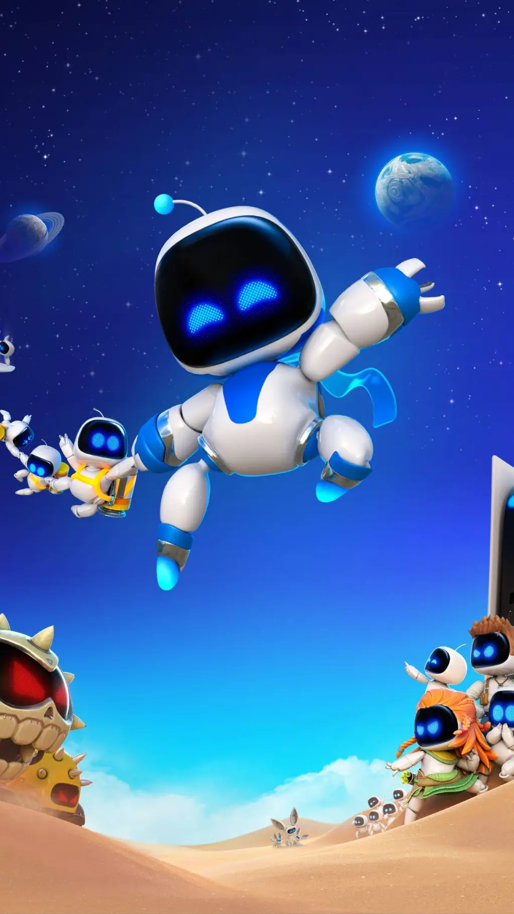 ai character: Astro Bot background