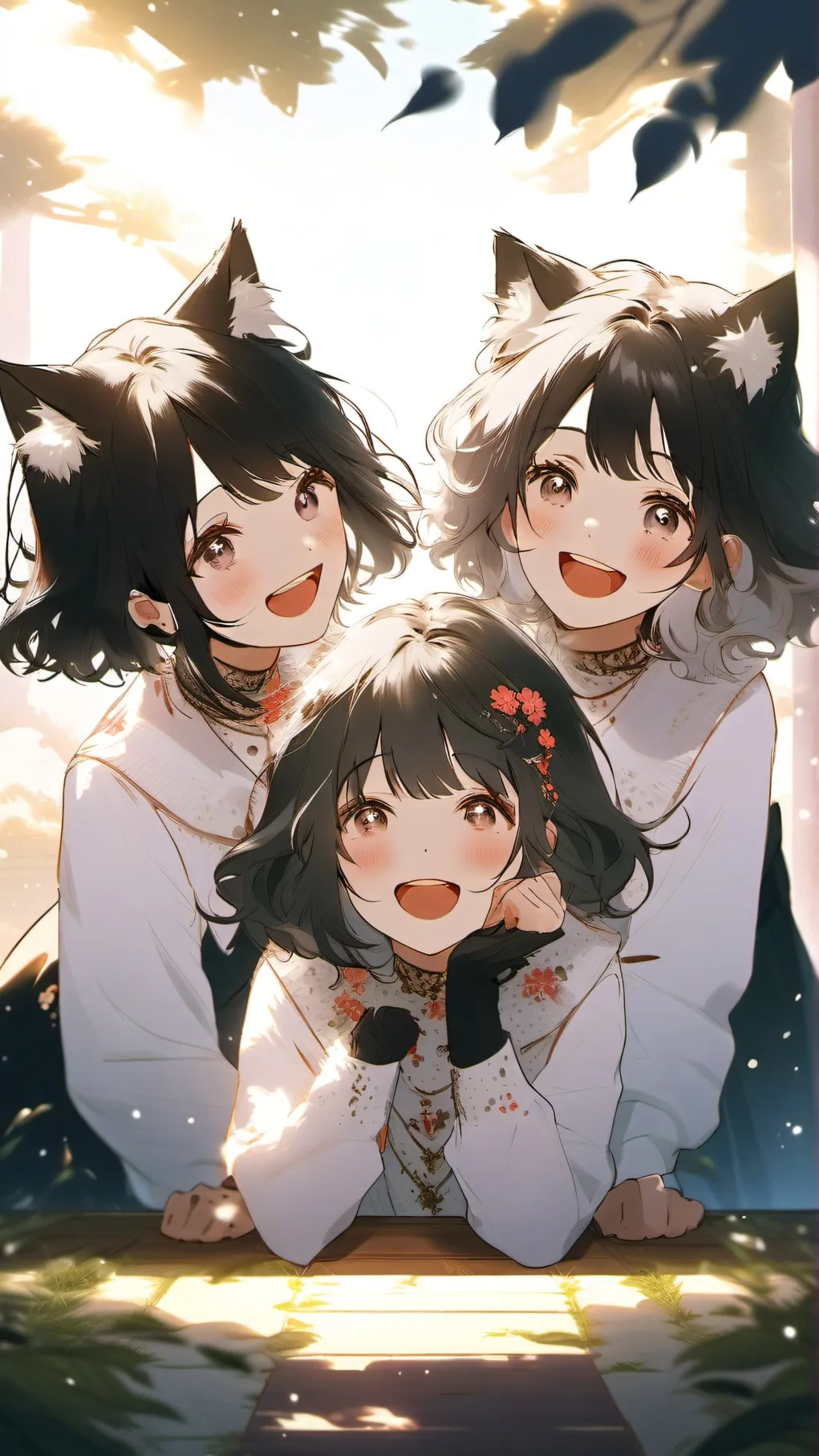 ai character: julie, lily, & kya background