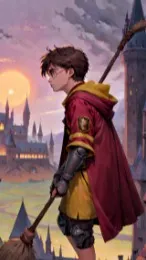 ai character: Harry Potter Crush background