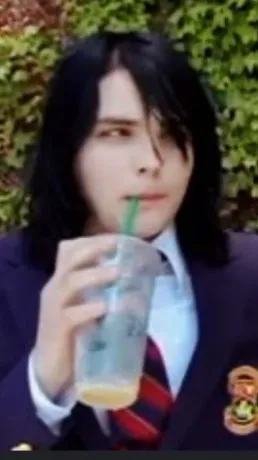 ai character: Gerard way  background