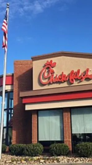 ai character: Chick fil a  background