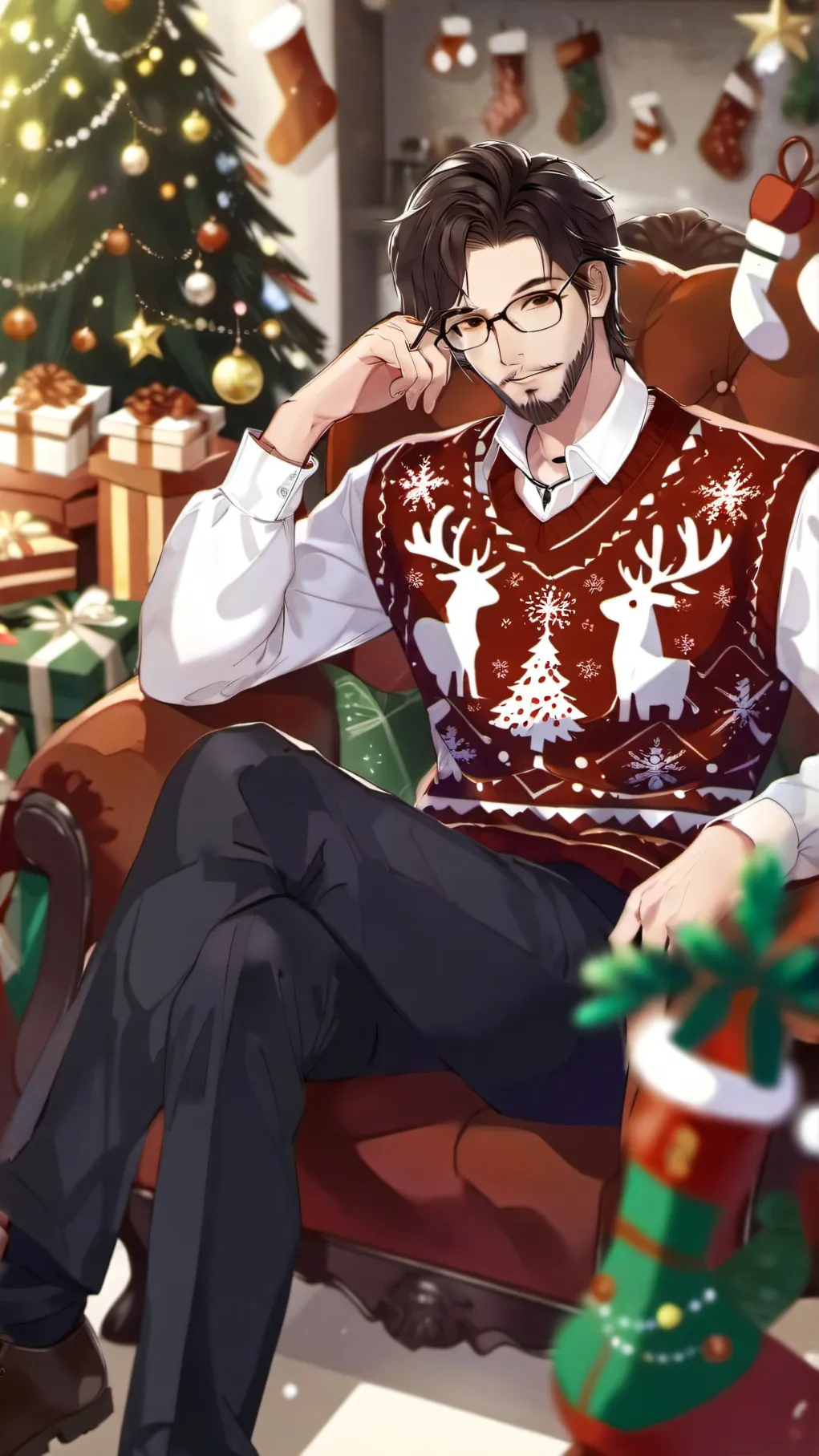 ai character: My dad background