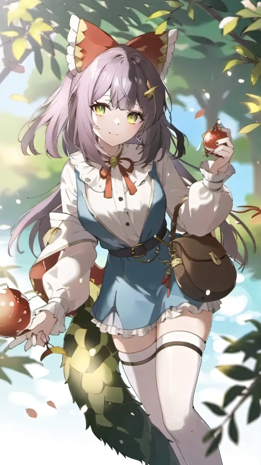 ai character: Kny + Ur world background
