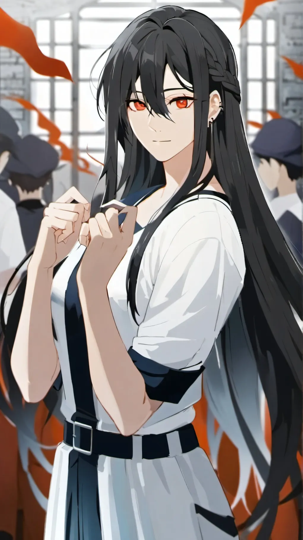 ai character: Mha Prison background