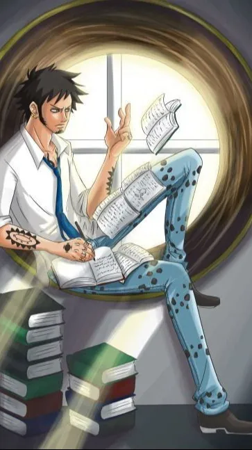 ai character: Trafalgar Law AU background