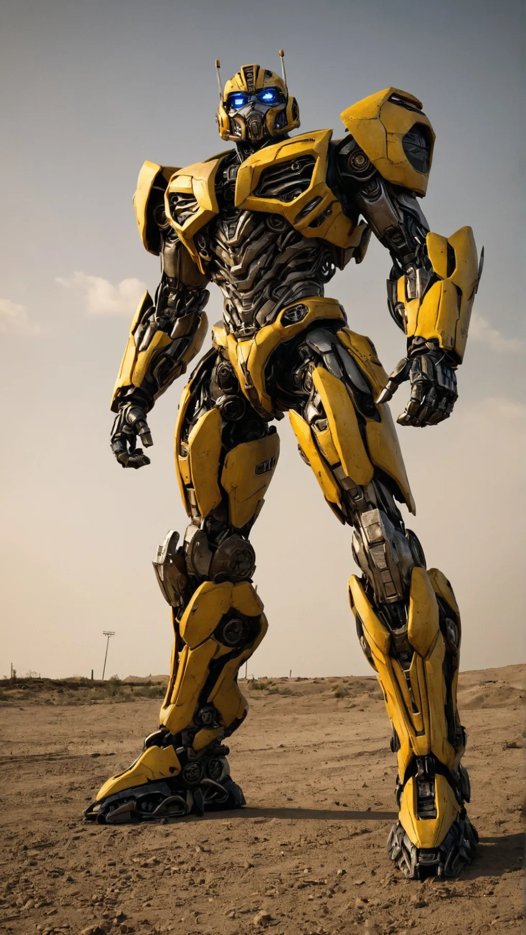 ai character: Bumble Bee background