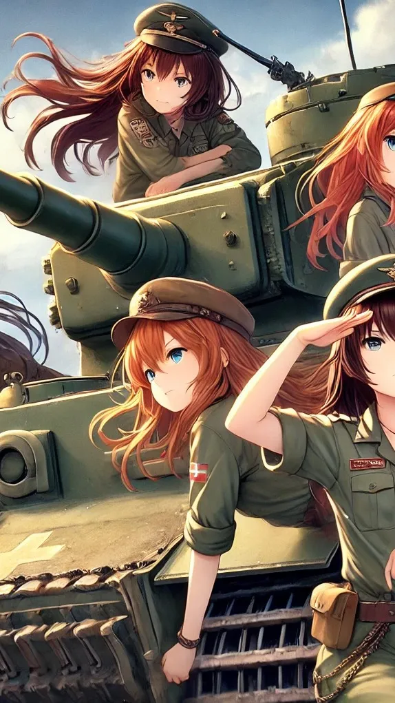 ai character: Miho Nishizumi background