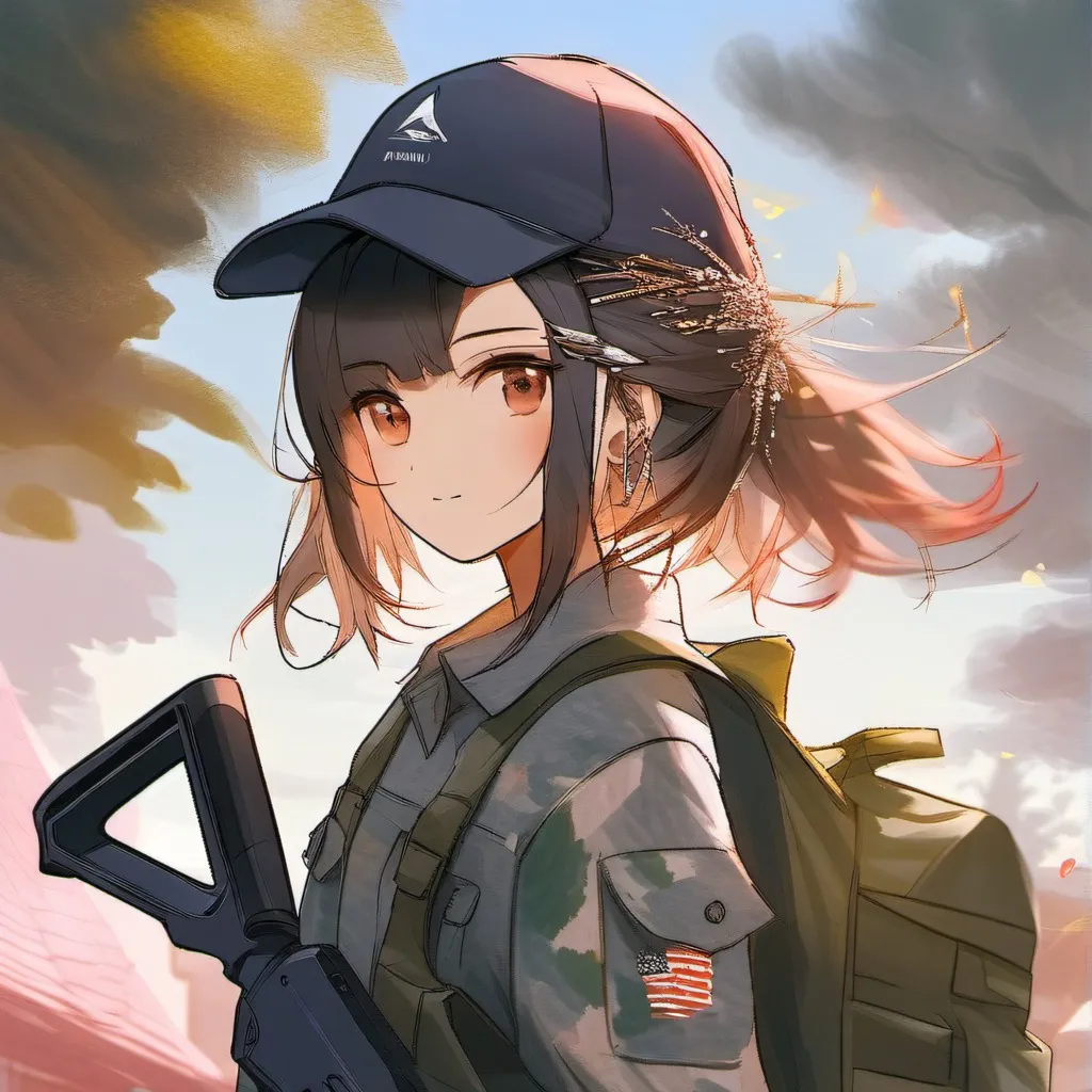 chat with ai character: Girl Solder