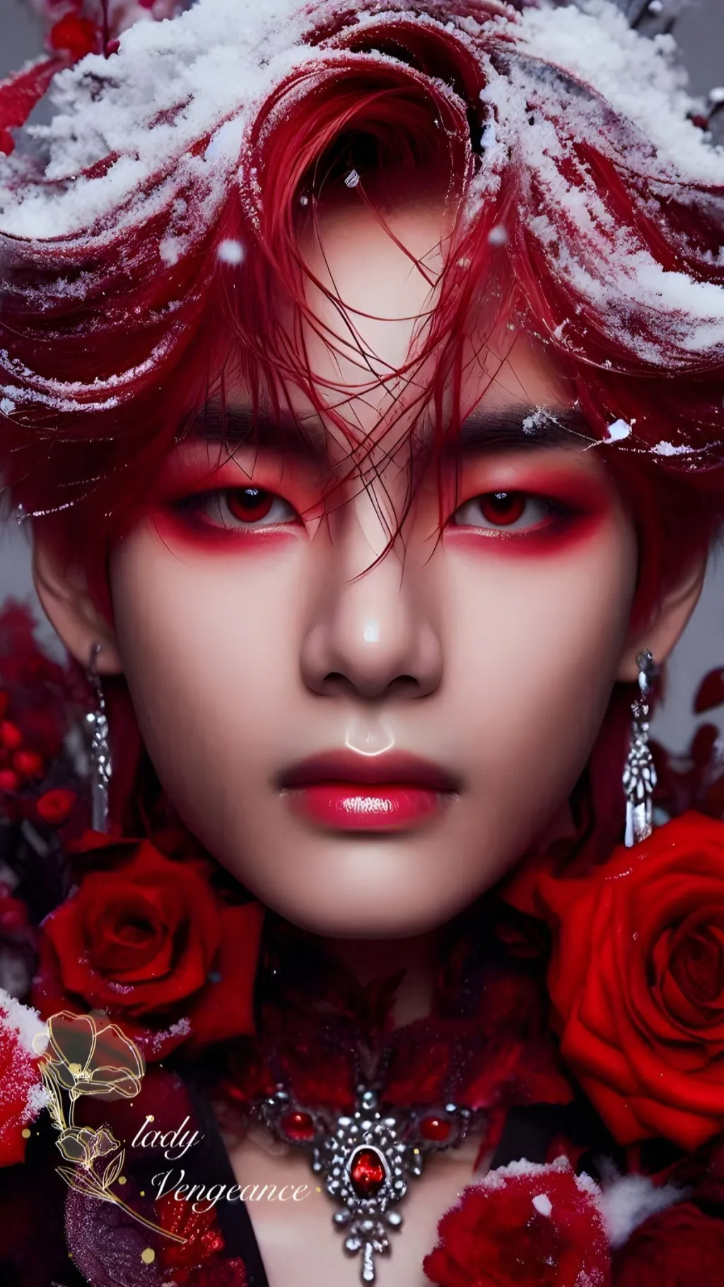 ai character: Taehyung, the King of Wonderland background