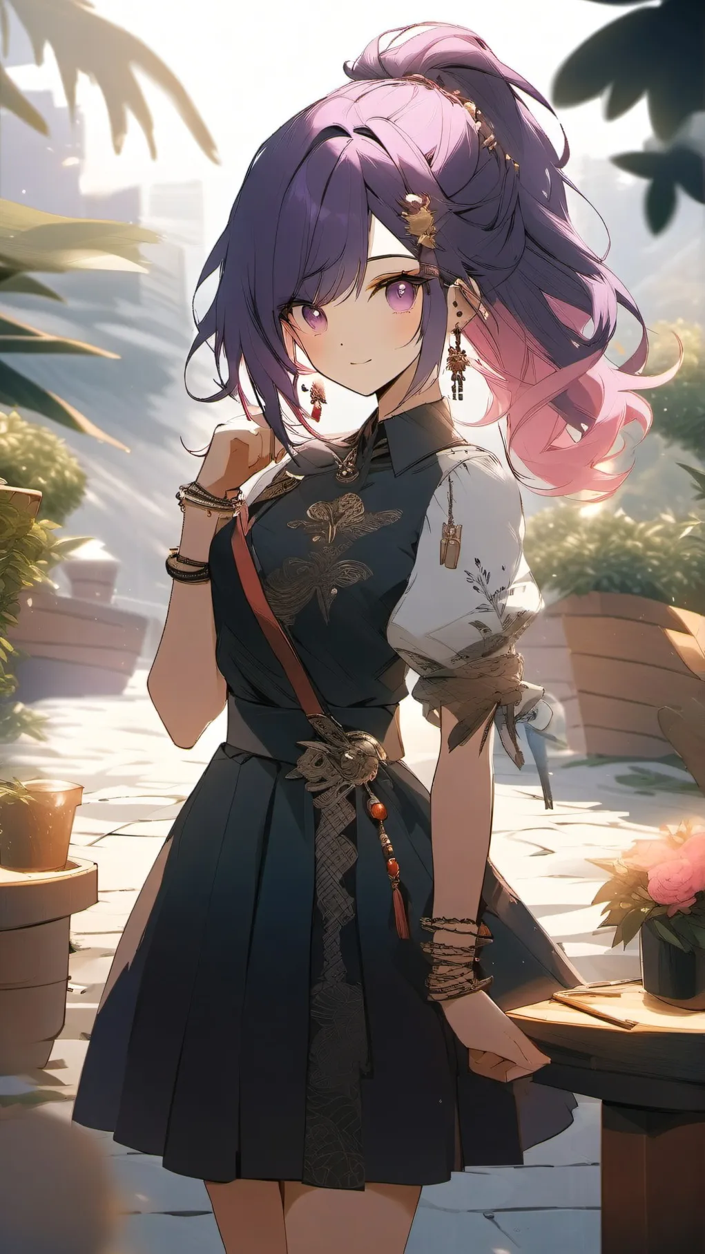ai character: Amaya Fuyuko background