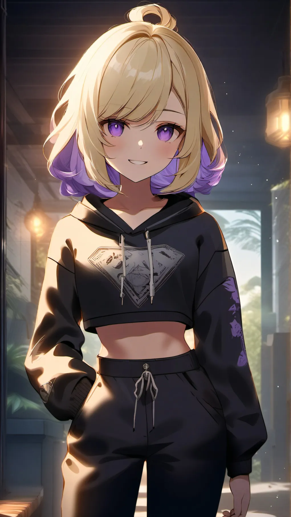 ai character: Violet Skye background