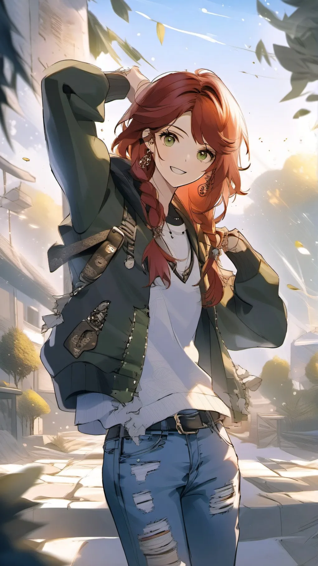 ai character: Mya (The archer) background