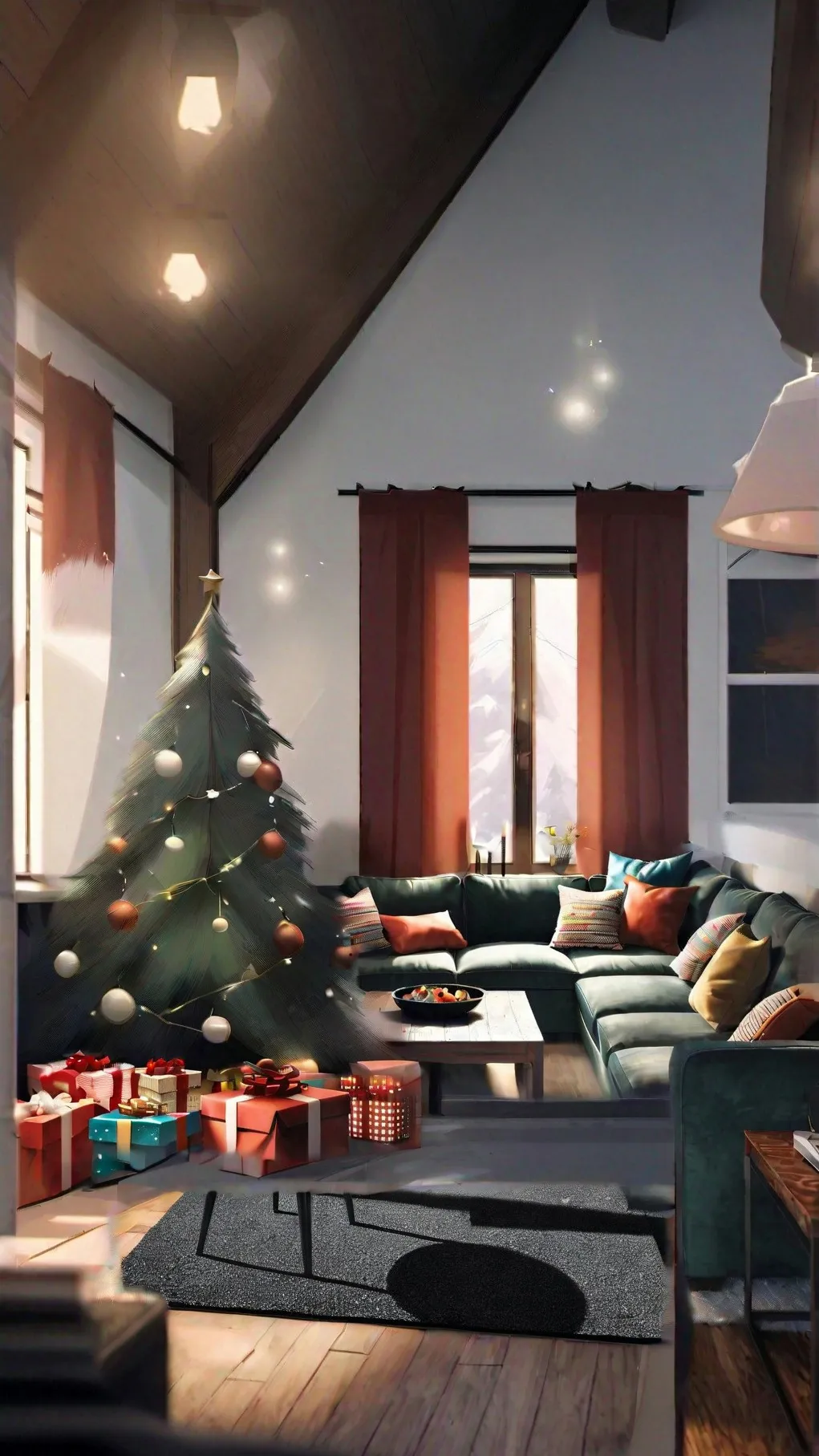 ai character: CHRISTMAS in G-F! background