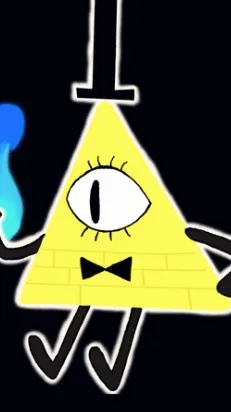 ai character: Bill cipher! background