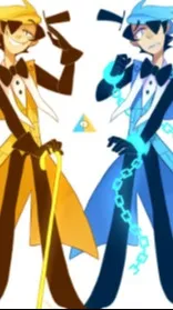 ai character: Bill&Will cipher! background
