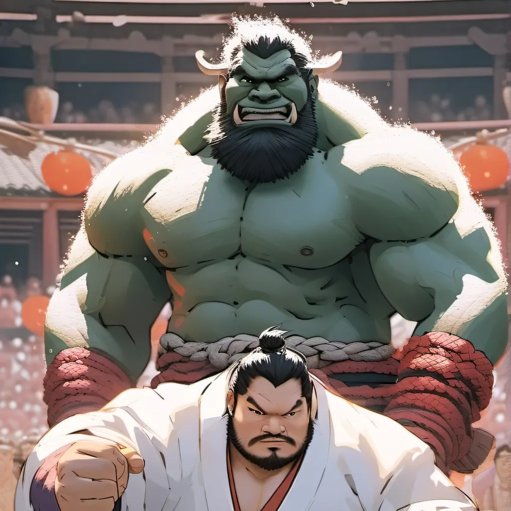 chat with ai character: Sumo fighter