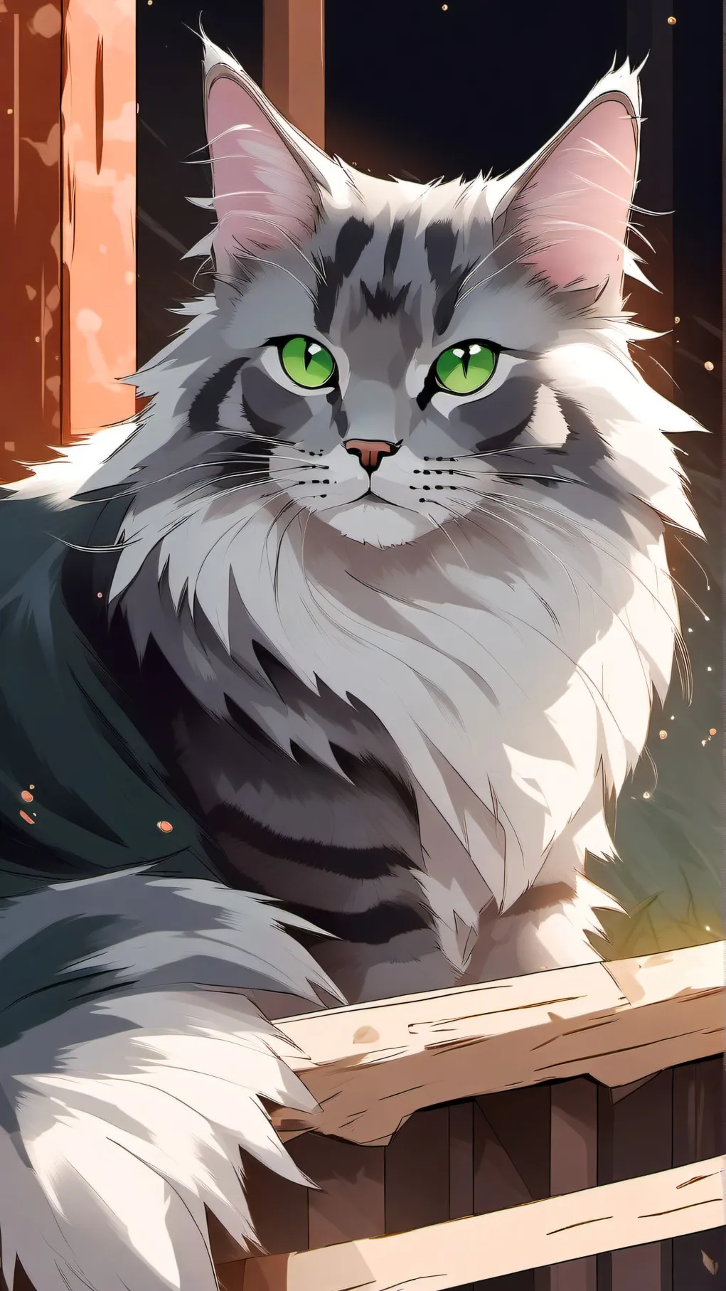 ai character: snacks background