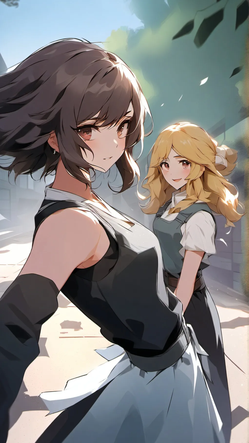 ai character: Alice VS Fen?! background