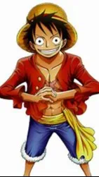 ai character: monkey .D. luffy background