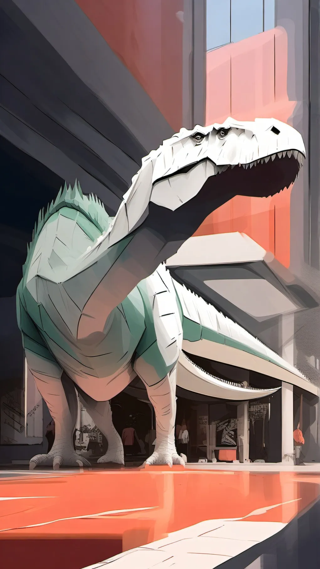 ai character: Juarassic sprunki! background