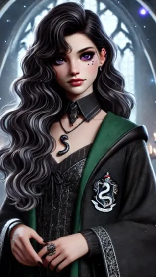 ai character: Hogwarts background