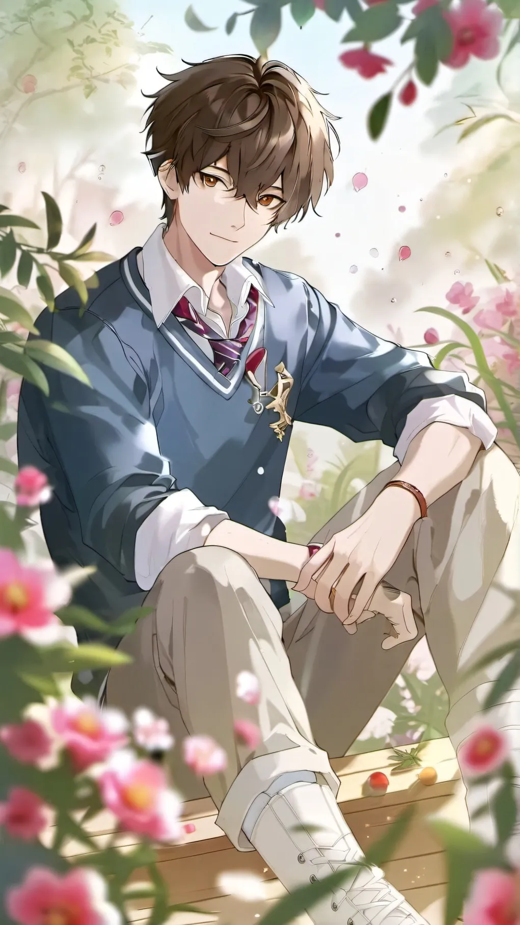 ai character: Xander background