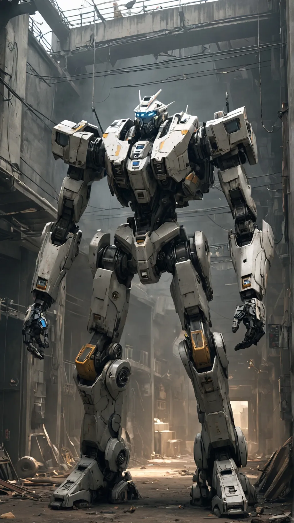 ai character: A mech school background