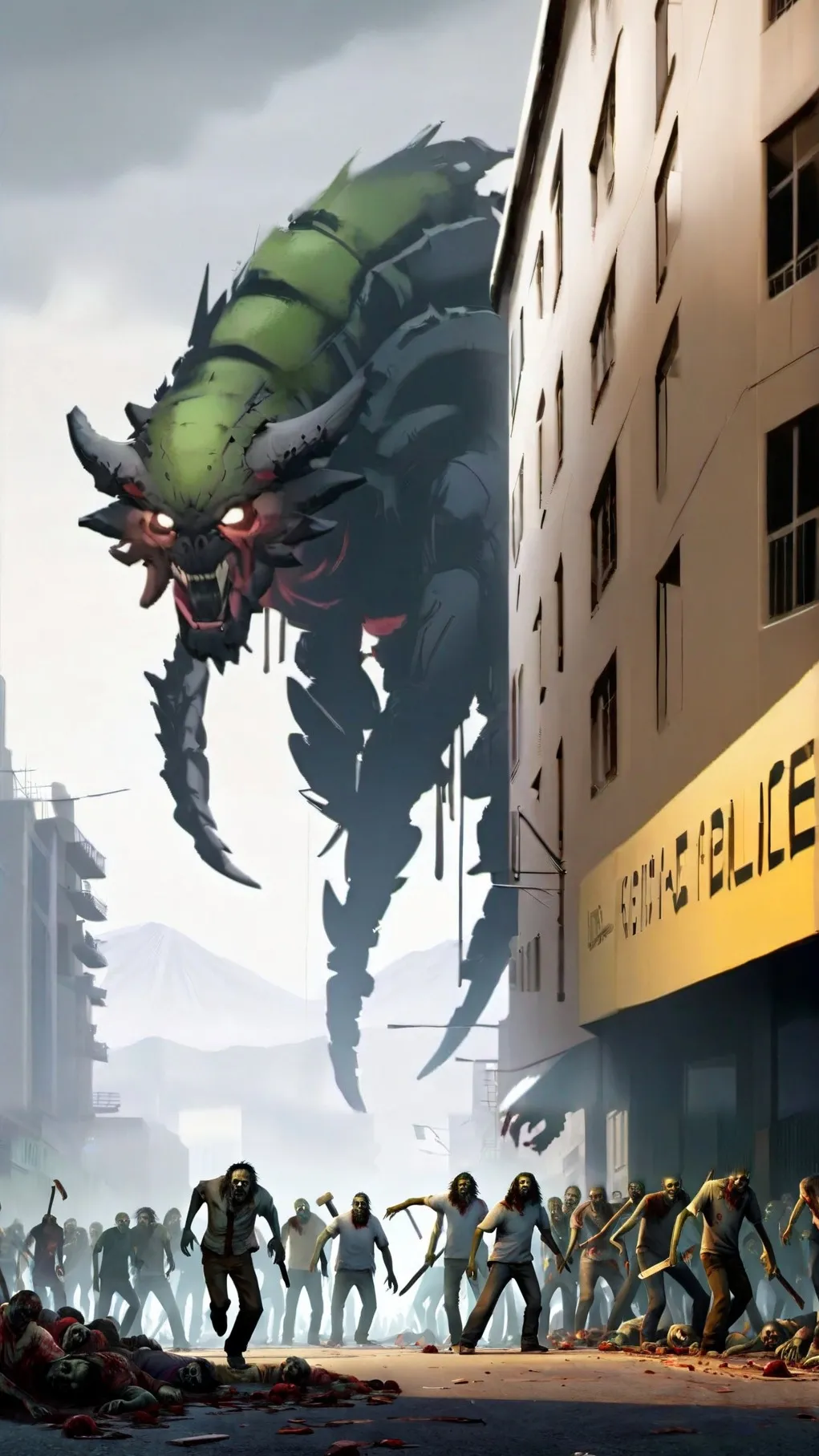 ai character: Wasteland worlds. background