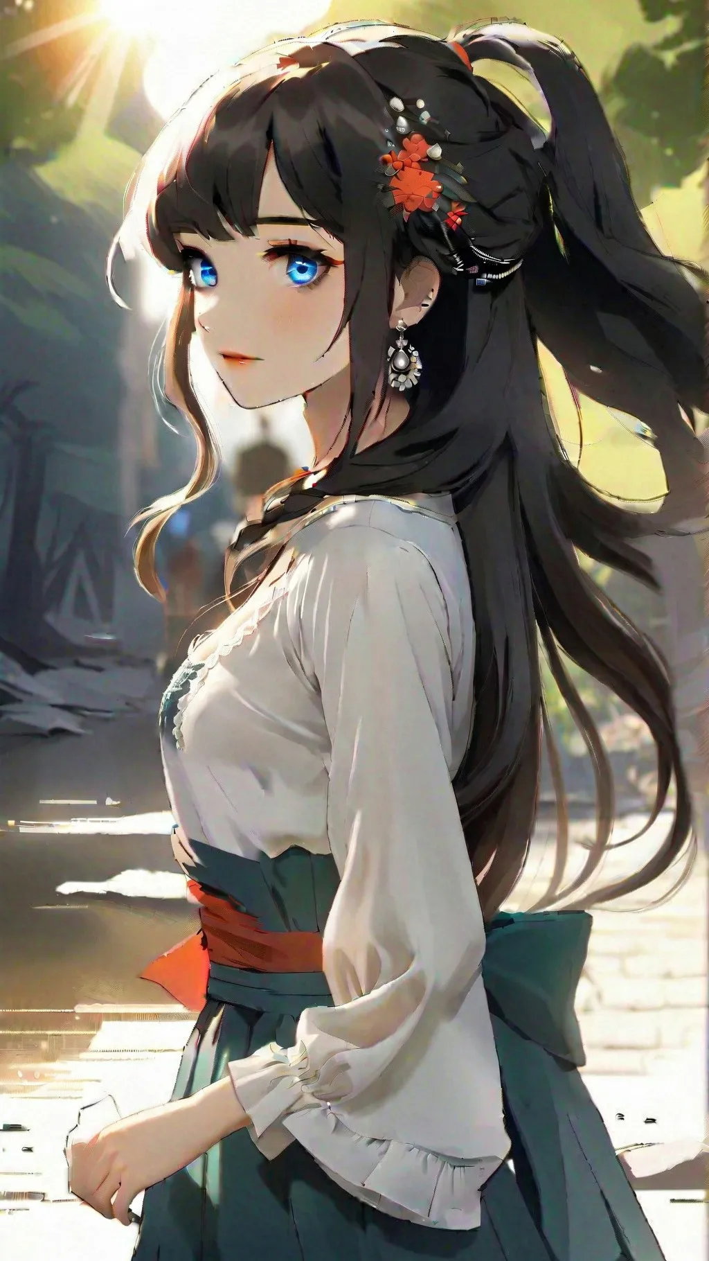 ai character: love background