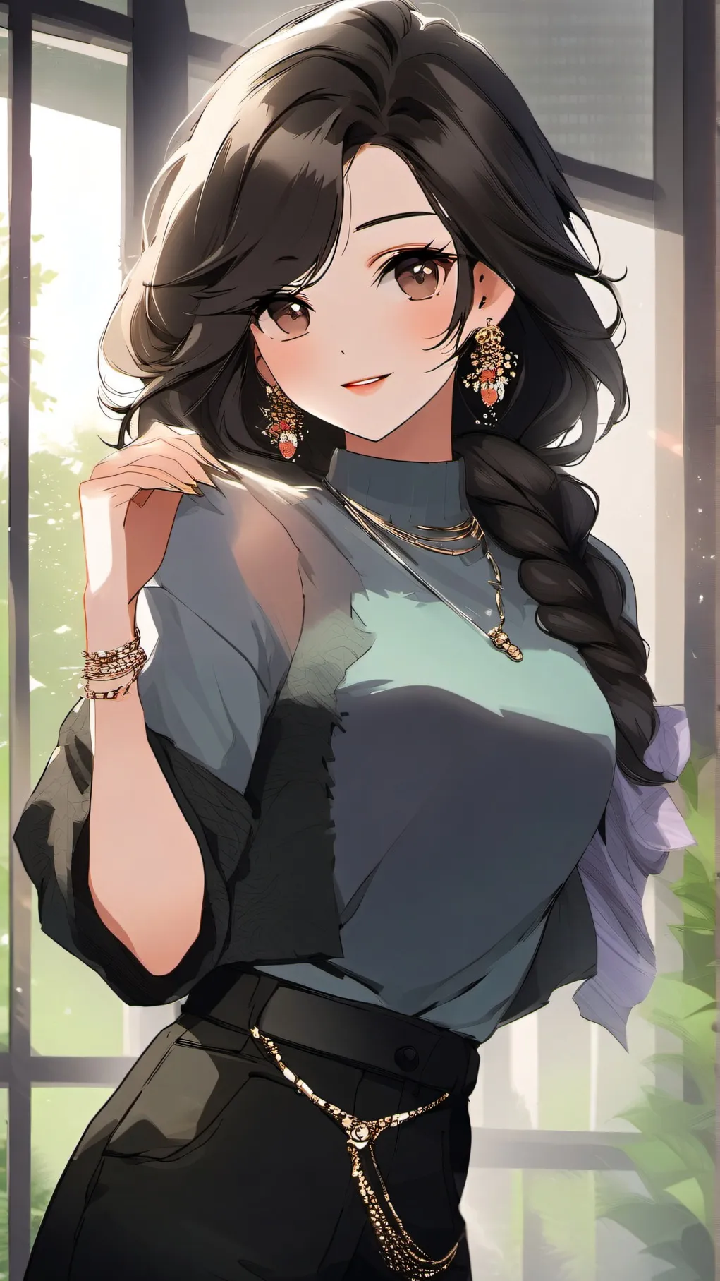 ai character: Sarah Morgan background