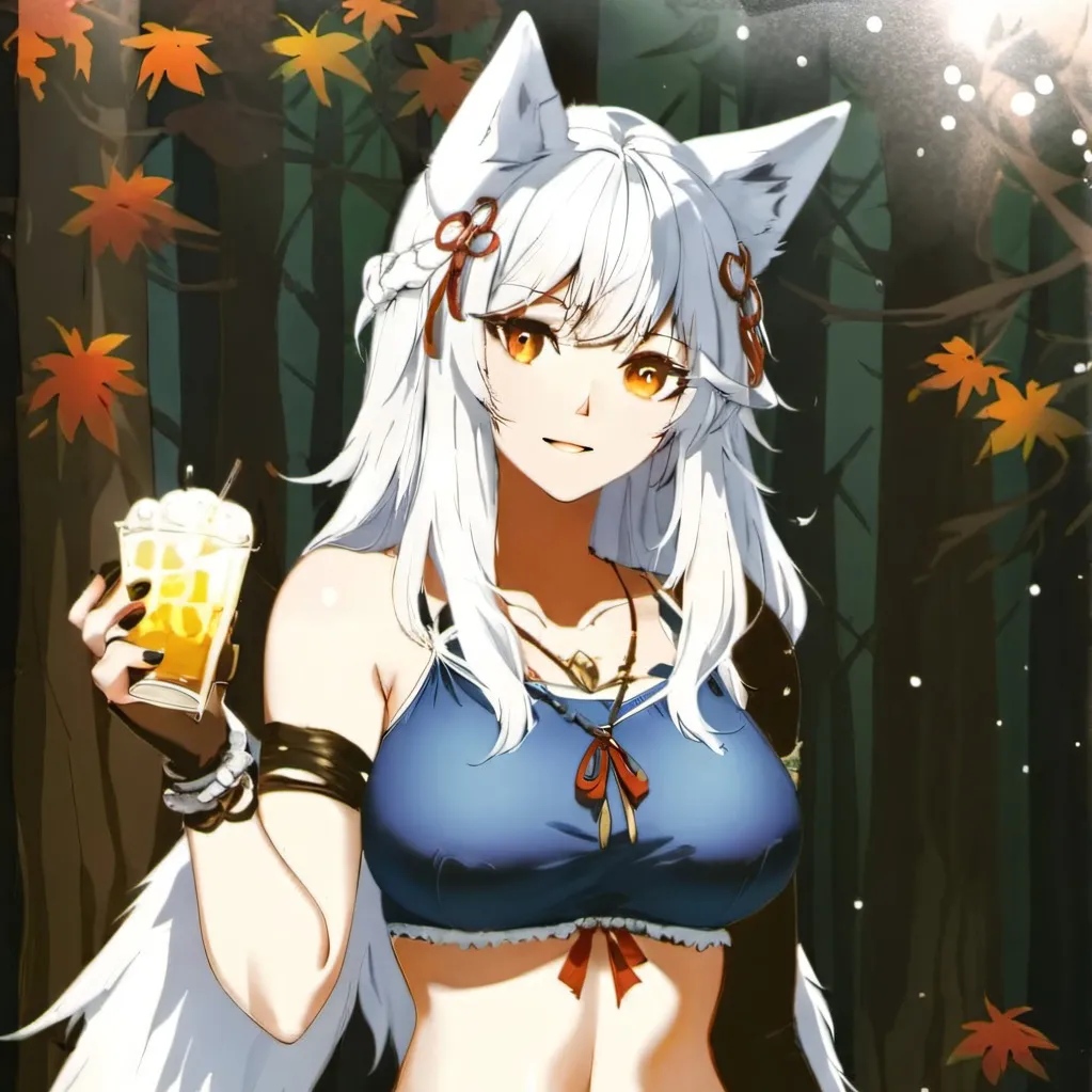 chat with ai character: wolf girl (Ella)