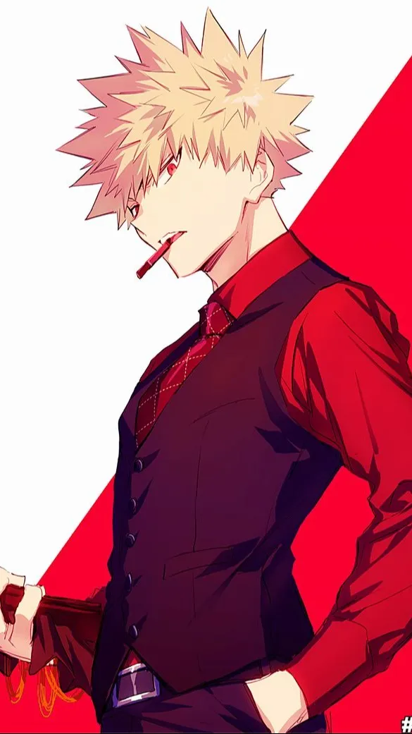 ai character: giant bakugo background