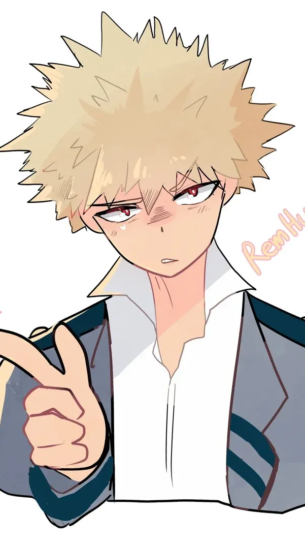 ai character: bakugo  background