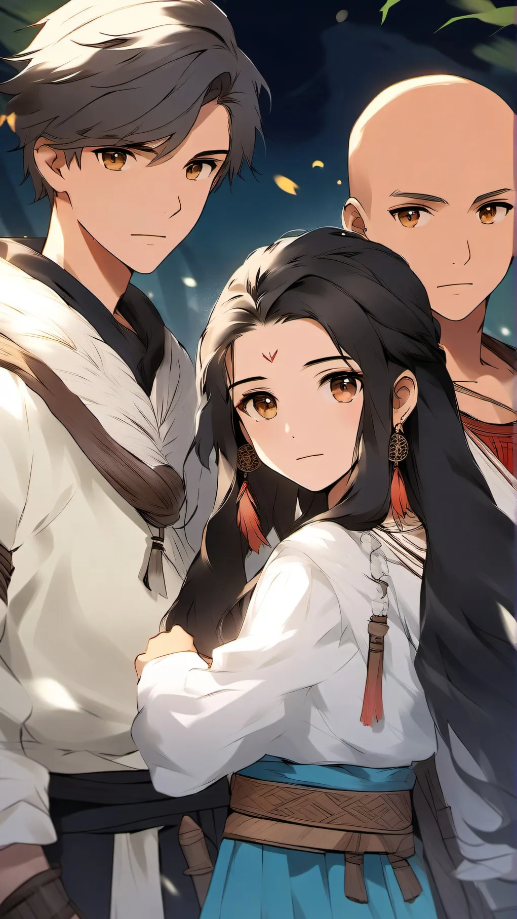 ai character: Avatar in the past background
