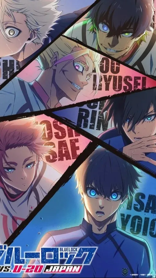 ai character: Blue lock vs U-20 background