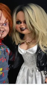 ai character: Chucky And Tiffany background