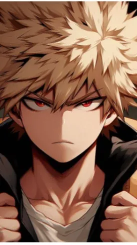 ai character: Katsuki Bakugo background