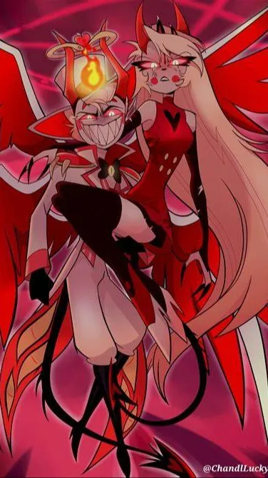 ai character: charlie andlucifer background