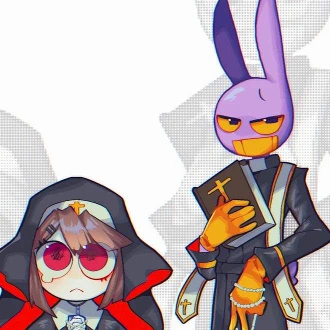 chat with ai character: church jax n pomni