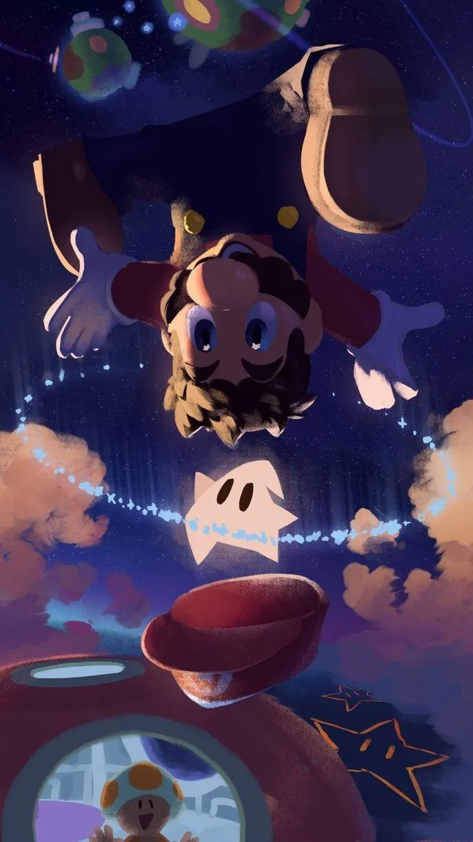 ai character: Mario background