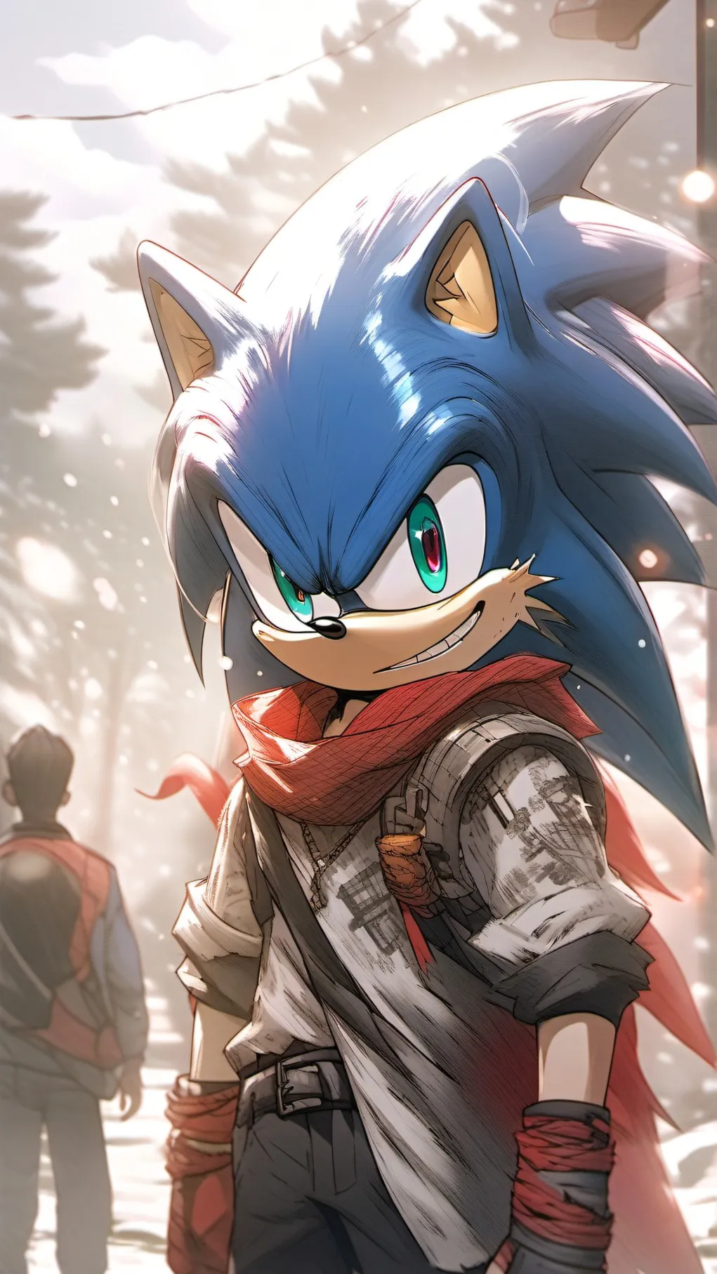 ai character: Sonic background