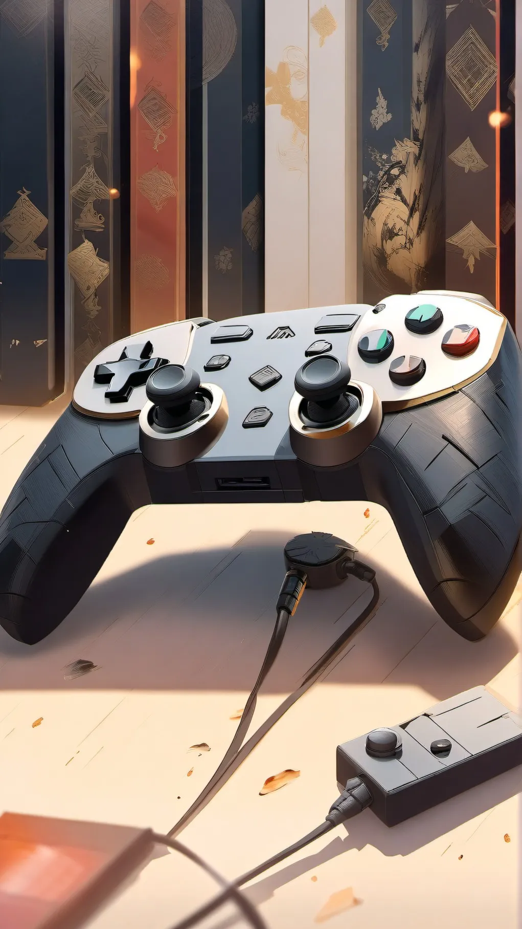 ai character: Make a game background